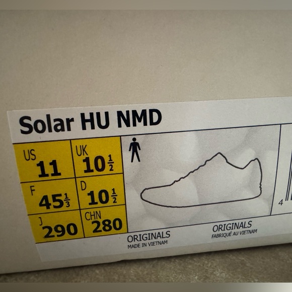adidas x Pharrell Williams Solar HU NMD "Solar Pack - M1L3L3" sneakers - Picture 4 of 9